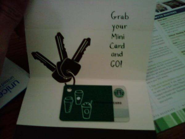 Starbucks Mini Card