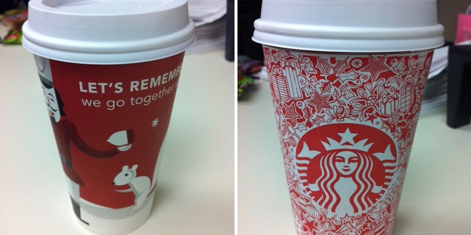 My Starbucks Inky Red Cup - Pulpconnection